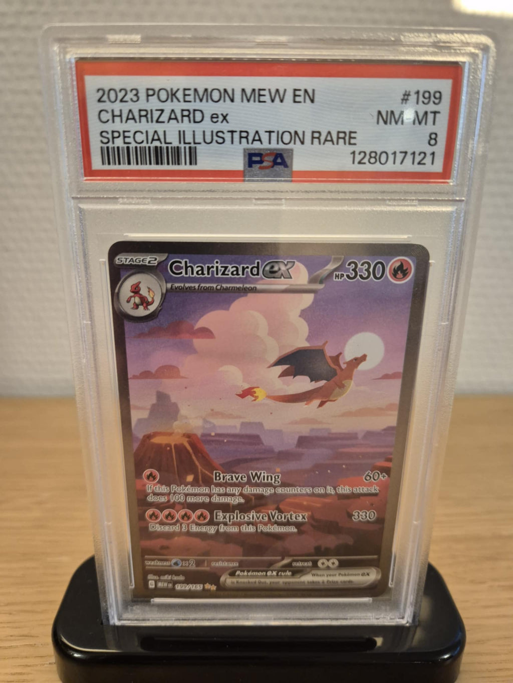 Charizard SIR 151 PSA 8